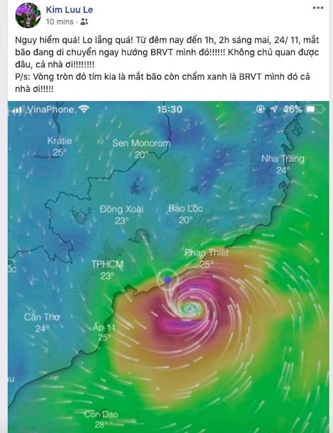 Dân mạng lo lắng trước cơn bão số 9 sắp đổ bộ Nam Bình Thuận tới Bến Tre - 7
