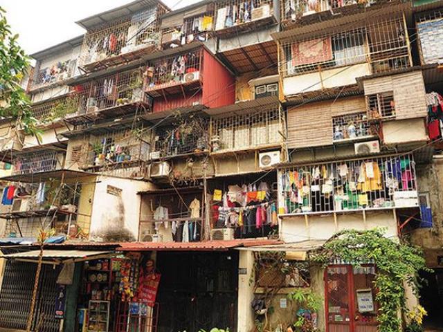 Kinh doanh - Tắc cải tạo chung cư cũ, dân lay lắt trong xập xệ