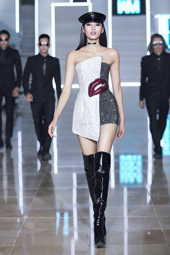 &#34;Nữ chiến binh&#34; Kỳ Duyên mở màn show Chung Thanh Phong - 4