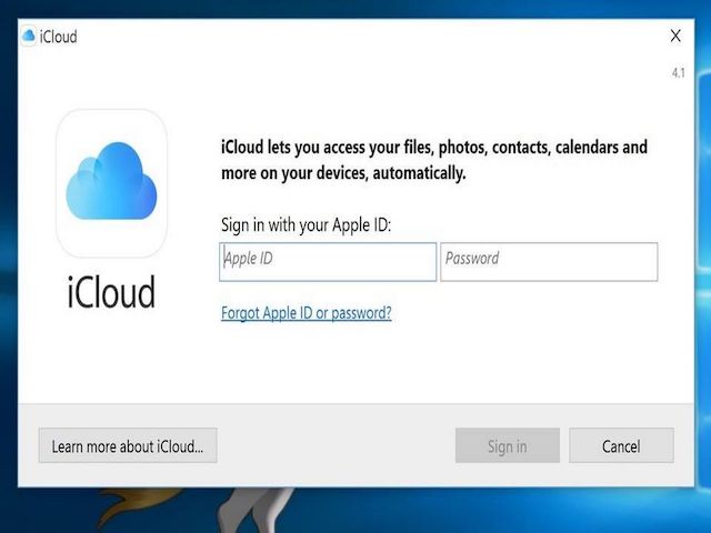 Apple cập nhật iCloud phiên bản mới, sửa lỗi không tương thích với Windows 10