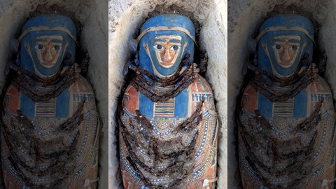 Kho báu chứa nhiều xác ướp cổ đại còn nguyên vẹn ở Ai Cập - 1