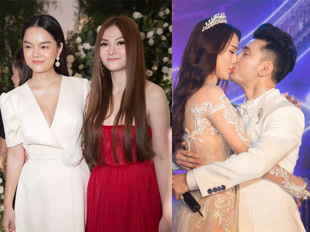 Dàn sao Việt đổ bộ tiệc cưới Ưng Hoàng Phúc và siêu mẫu sau 6 năm ”sống thử”