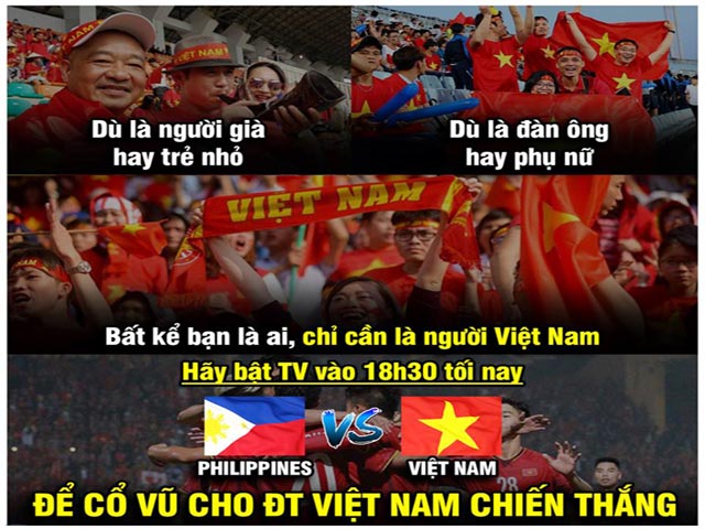 Tranh vui - Cư dân mạng "sục sôi" trước trận bán kết lượt đi giữa Philippines và Việt Nam