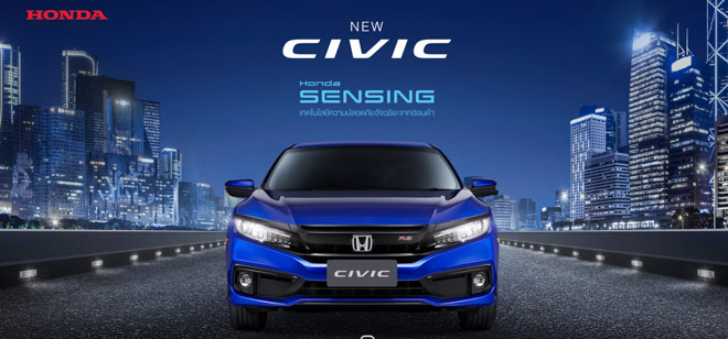 Honda Civic 2019 ra mắt tại Thái Lan, bổ sung thêm phiên bản thể thao RS - 1