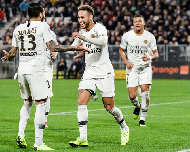 Bordeaux - PSG: Neymar khai hỏa đại tiệc 4 bàn - 1