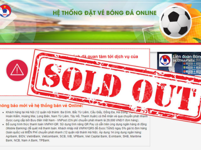 Bóng đá - Tin nóng AFF Cup ngày 4/12: Vé "chợ đen" Việt Nam-Philippines 8 triệu đồng/cặp