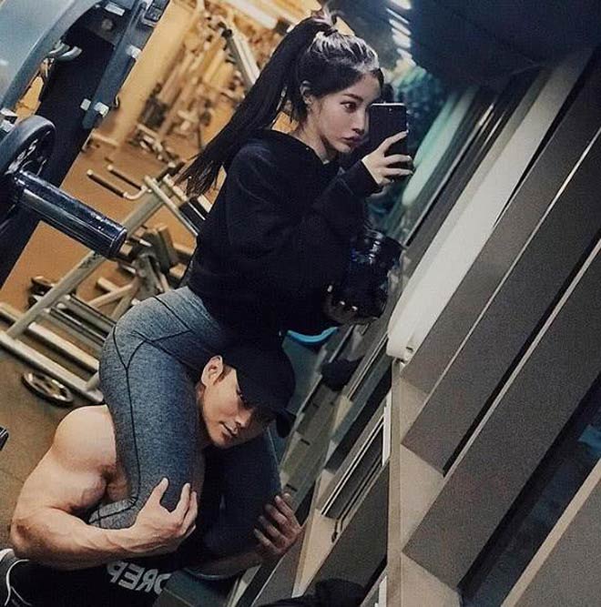 Cặp đôi thể hình đẹp hoàn mỹ: Nàng như thiên thần, chàng cơ bắp vô song - 4