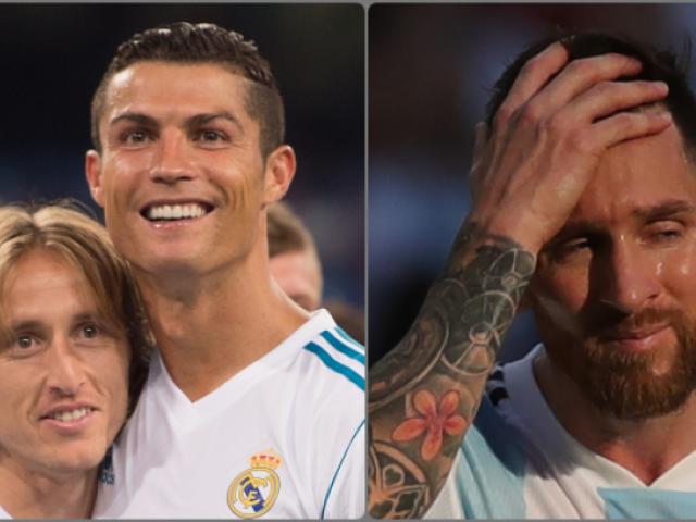 Đoạt Quả bóng Vàng, Modric xát muối nỗi đau Ronaldo – Messi