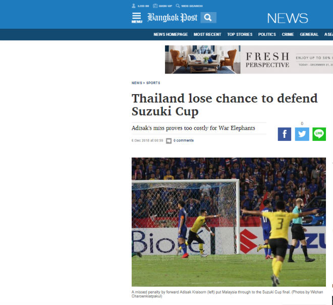 Bị Malaysia loại, báo Thái chê đội nhà thậm tệ chờ &#34;nổi loạn&#34; ở Asian Cup - 1