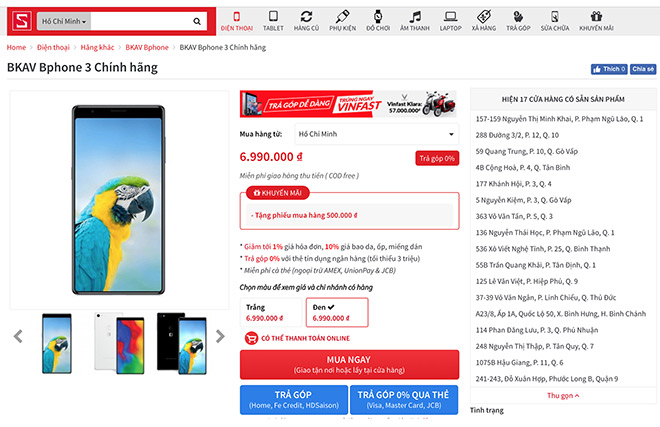 Thực hư thông tin CellphoneS bất ngờ mở bán Bphone 3 tại hệ thống? - 2