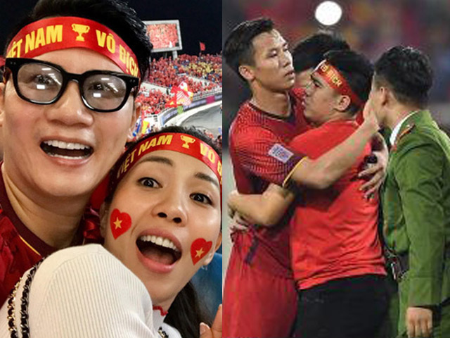 Ca nhạc - MTV - Quế Ngọc Hải giải vây fan cuồng "đột kích" sân Mỹ Đình, sao Việt nói gì?