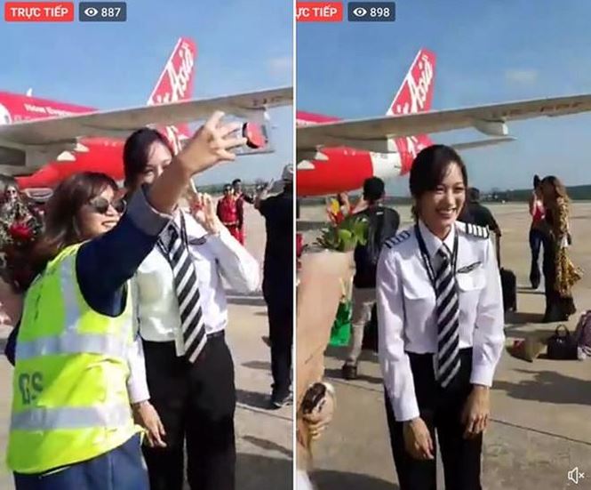 Bất ngờ khi nữ cơ trưởng chở đoàn thí sinh từng là HH Hoàn vũ Thái Lan - 1