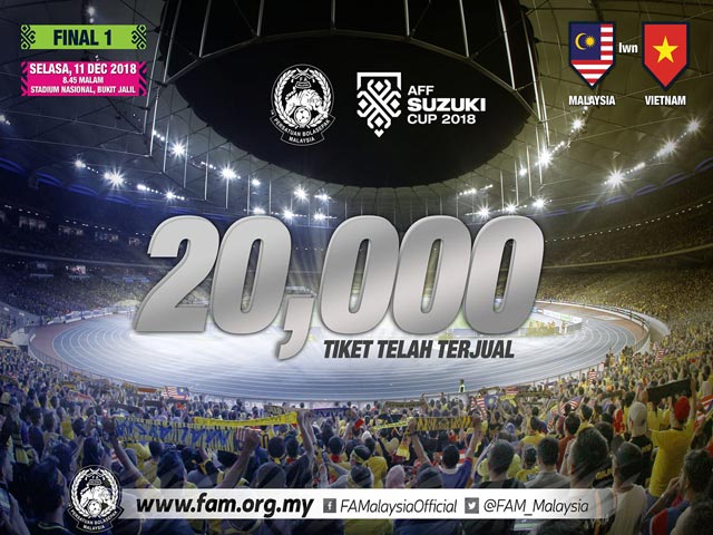 Chóng mặt vé chung kết Malaysia – Việt Nam: 30.000 vé bán như thế nào?
