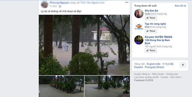 Dân mạng Đà Nẵng đua nhau đăng ảnh “phố biến thành sông” - 7