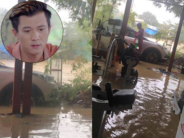 Đời sống Showbiz - Hà Việt Dũng sốc vì cơ ngơi 400m2 ngập trong biển nước ở Đà Nẵng