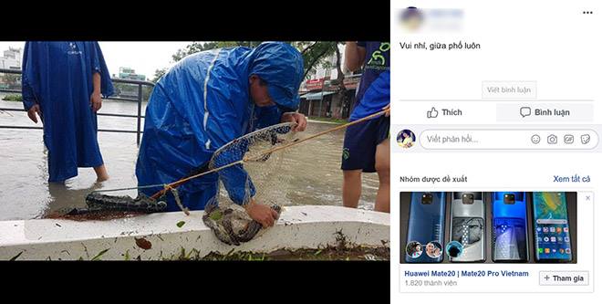Hài hước cảnh người Đà Nẵng bơi thuyền, bắt cá giữa phố tràn ngập internet - 6