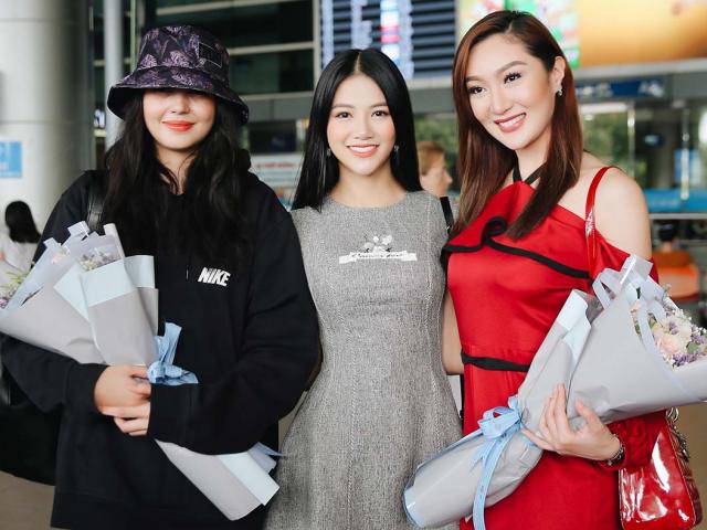 Giải trí - Hoa hậu Phương Khánh ra Tân Sơn Nhất đón 2 người đẹp tiền nhiệm