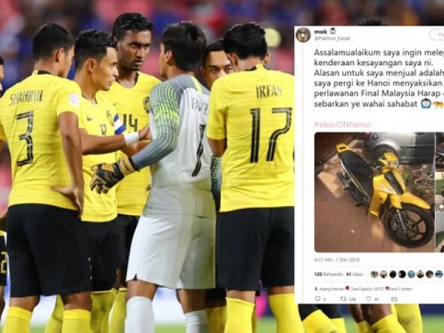 AFF Cup: CĐV Malaysia ”đua nhau” bán tài sản đến Hà Nội xem chung kết