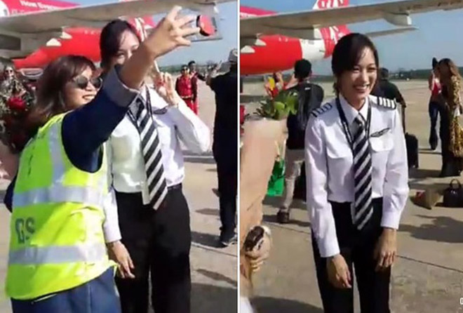 Gia thế khủng của nữ phi công xinh đẹp là Hoa hậu Hoàn vũ Thái Lan - 1