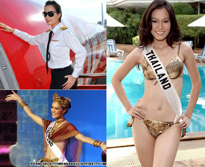 Gia thế khủng của nữ phi công xinh đẹp là Hoa hậu Hoàn vũ Thái Lan - 5