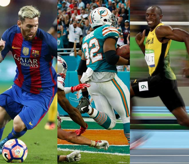 VĐV hóa Messi - U.Bolt: 7 giây lắc qua 11 cầu thủ ăn điểm kinh điển - 1