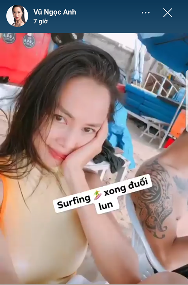 Vũ Ngọc Anh khoe clip nóng bỏng, vô tình làm lộ &#34;bạn trai giấu mặt&#34; - 6
