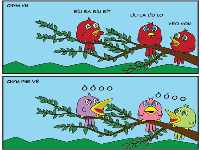 Tranh vui - Đây mới là "họa mi" hót to nhất sau trận chung kết lượt đi