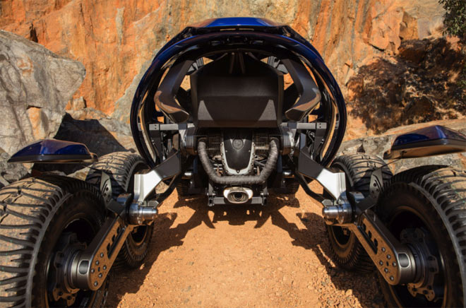 Của lạ Ferox Azaris: Xe mô tô 6 bánh cực mạnh - 5