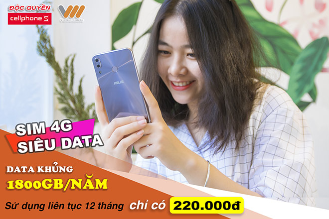 Sim 4G siêu data 1800GB/năm, lướt web thả ga – độc quyền tại Cellphones - 1