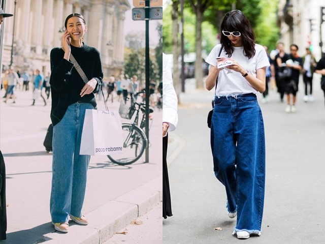 Quên kiểu quần jeans bó giò đi, đây mới là mốt jeans thống trị 2019