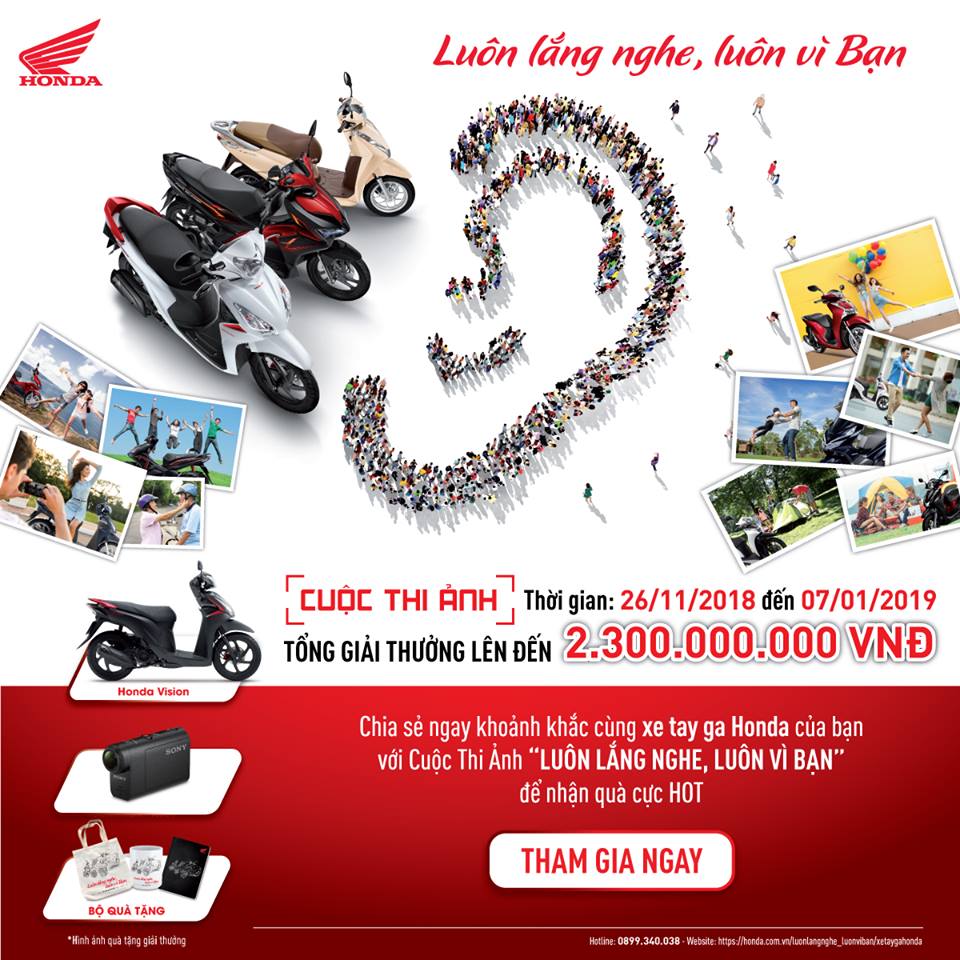 Chụp ảnh selfie, rinh ngay giải thưởng hơn 2 tỷ đồng cùng Honda - 2