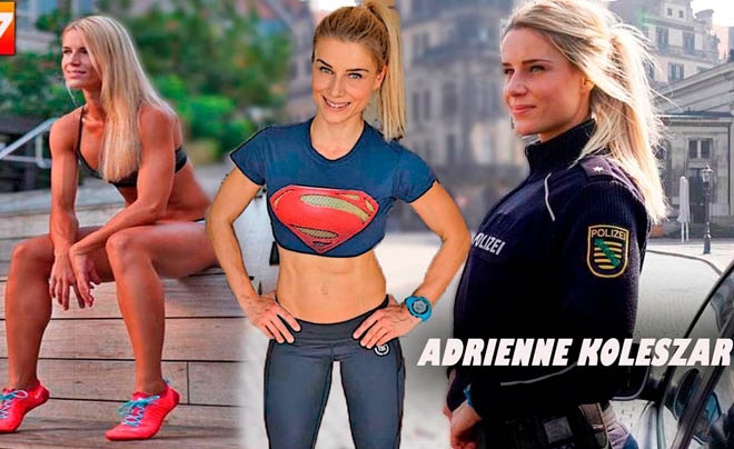 Nữ cảnh sát đẹp nhất nước Đức làm gì để có cơ bắp &#34;đá tảng&#34;? - 1