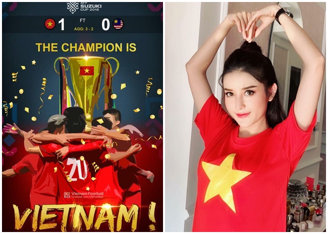 Việt Nam vô địch AFF Cup sau 10 năm: Hà Hồ rủ fan đi bão, Pha Lê 