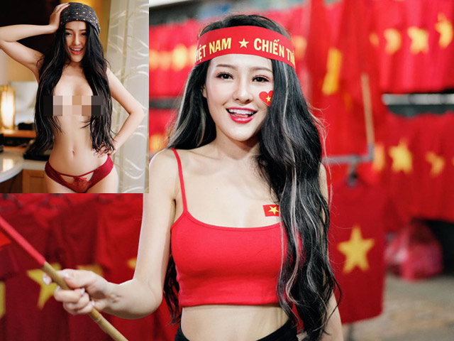 Ngân 98 bán nude ăn mừng tuyển Việt Nam vô địch AFF Cup 2018