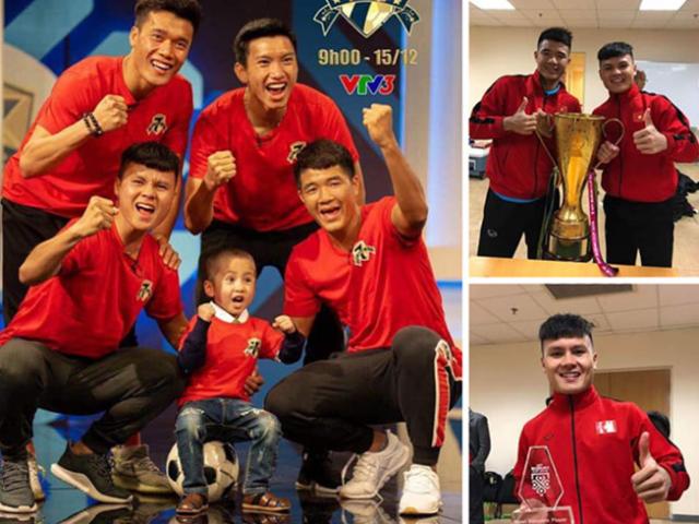 Tuyển thủ Quang Hải dành ngôi vô địch AFF Cup cho cổ động viên nhí “đặc biệt”