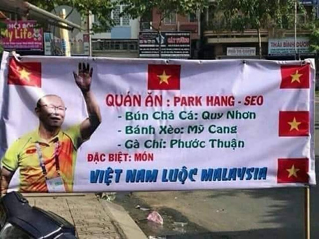 Tranh vui - Những khẩu hiệu đi "bão" ăn mừng chức vô địch chất nhất Việt Nam