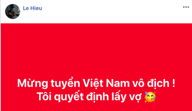 Cô bạn gái &#34;bí ẩn&#34; được Lê Hiếu tuyên bố đám cưới mừng tuyển VN vô địch - 1