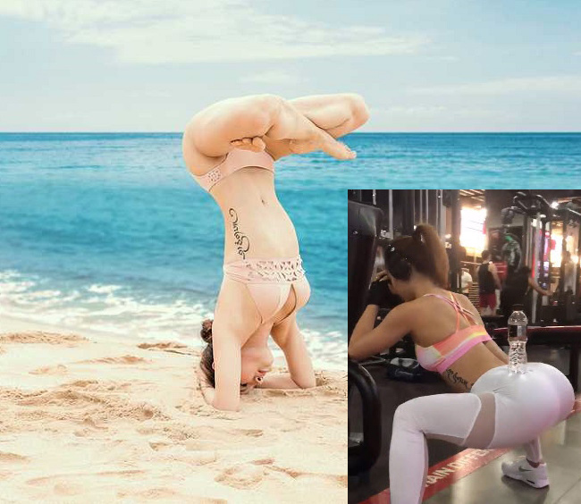 Ca sĩ Phương Trinh Jolie sở hữu vòng 3 lên tới 95cm. Đó là thành quả của việc tập gym và yoga kiên trì trong nhiều năm liền.