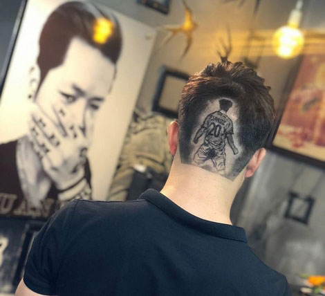 9x khởi đầu trào lưu "khắc" hình lên tóc cổ vũ Đội tuyển Việt Nam - 3