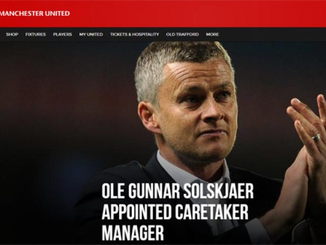 CHÍNH THỨC: MU bổ nhiệm huyền thoại Solskjaer thay Mourinho