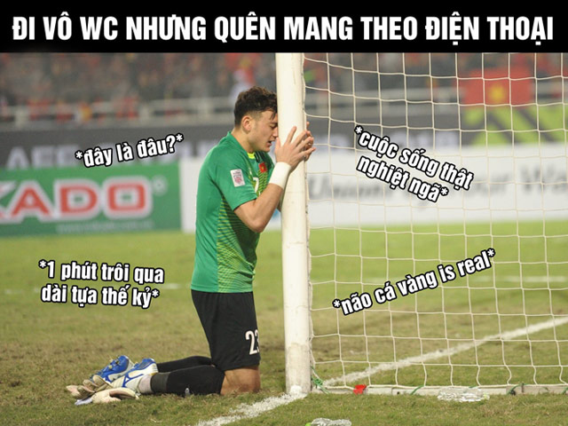 Dân mạng chế ảnh biểu cảm của Lâm Tây khi Việt Nam vô địch AFF Cup