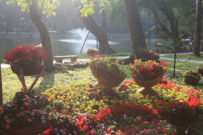 Ấn tượng với đôi rồng khổng lồ bằng hoa quả giữa lòng Hà Nội - 12