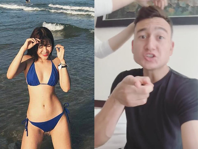 Bạn trẻ - Cuộc sống - Ở bên bạn gái, thủ môn Văn Lâm vẫn hồn nhiên "thả thính"