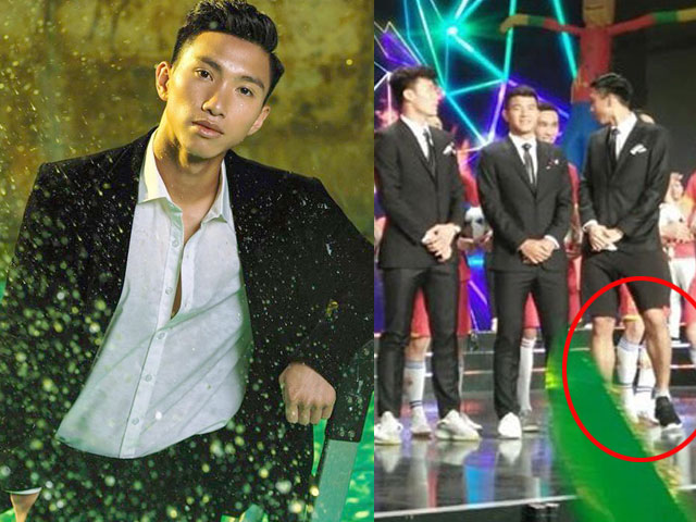 Thời trang - Văn Hậu "chơi trội" mặc quần cộc với áo vest, chất như sao ngoại