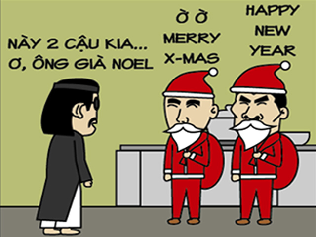 Tranh vui - "Làm giàu" mùa Noel phải tính toán đường lui