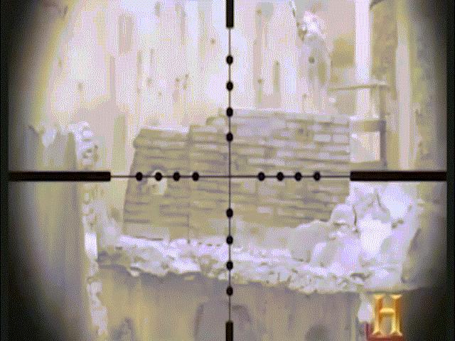 Lính bắn tỉa Mỹ tiêu diệt 3 phiến quân đứng sau tường chỉ bằng 1 viên đạn