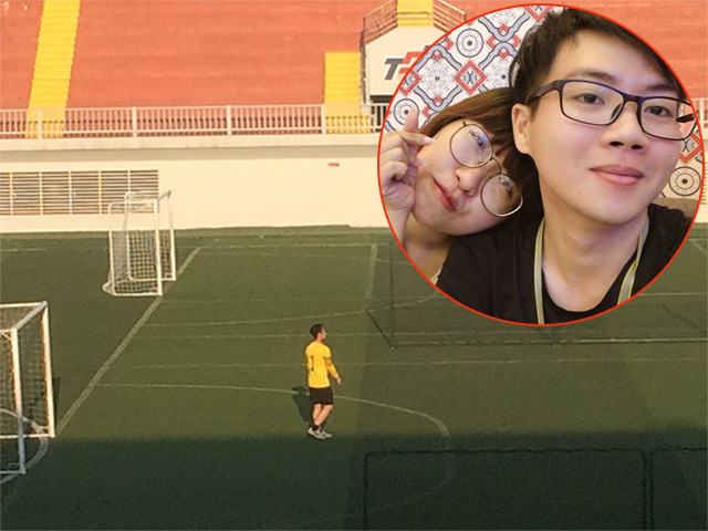 Nhịp sống trẻ - Bài dự thi My Happiness (số 52): Anh thủ môn ơi, sao lại để bóng lọt lưới trái tim em rồi!