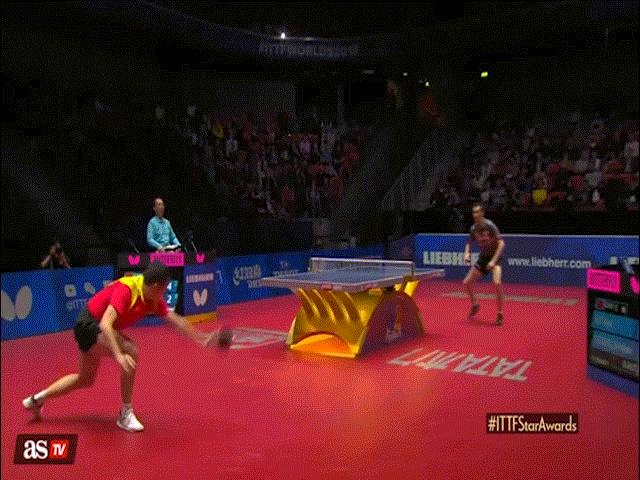 Thể thao - Kinh điển bóng bàn 2018: Siêu sao tạo đường cong "kinh thiên động địa"