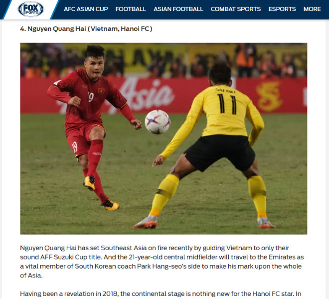Báo châu Á: Quang Hải đẳng cấp châu Á, chinh phục Asian Cup rồi xuất ngoại - 3