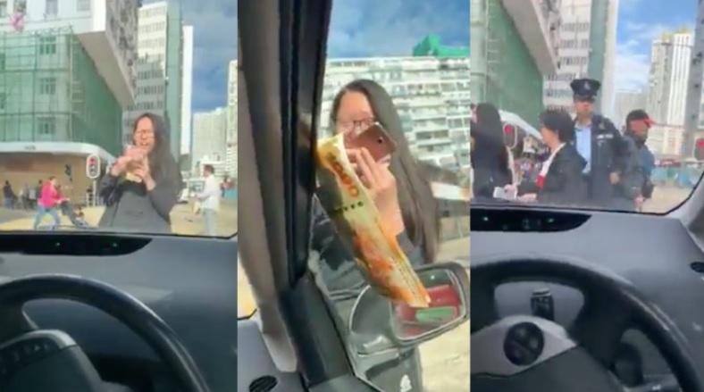 Cô gái Hong Kong bị cảnh sát bắt vì... làm việc tốt - 1